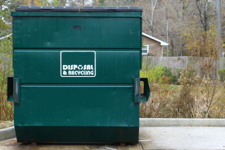 No Dirt On Your Dumpster Pad